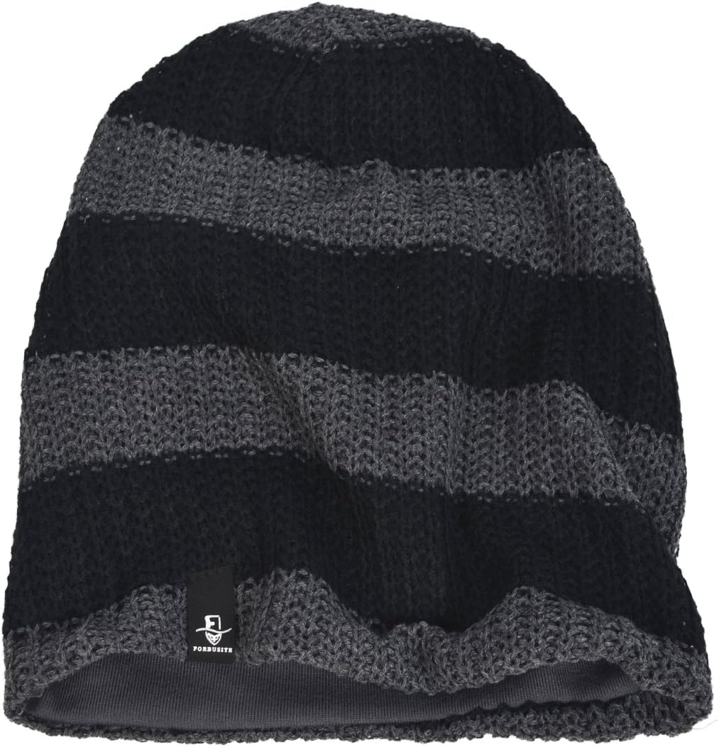 VECRY Men's Slouchy Beanie Knit Crochet Rasta Cap for Summer Winter