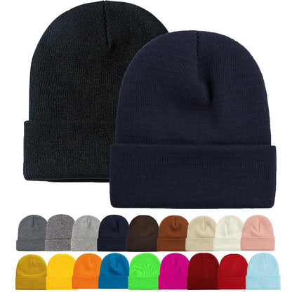 ZOORON Beanie for Men Women Slouchy Winter Beanie Hats Cuffed Skull Caps