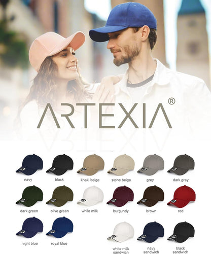 Artexia Baseball Cap 100% Cotton Hats for Men Hats for Women Cooling Performance Womens Baseball Caps