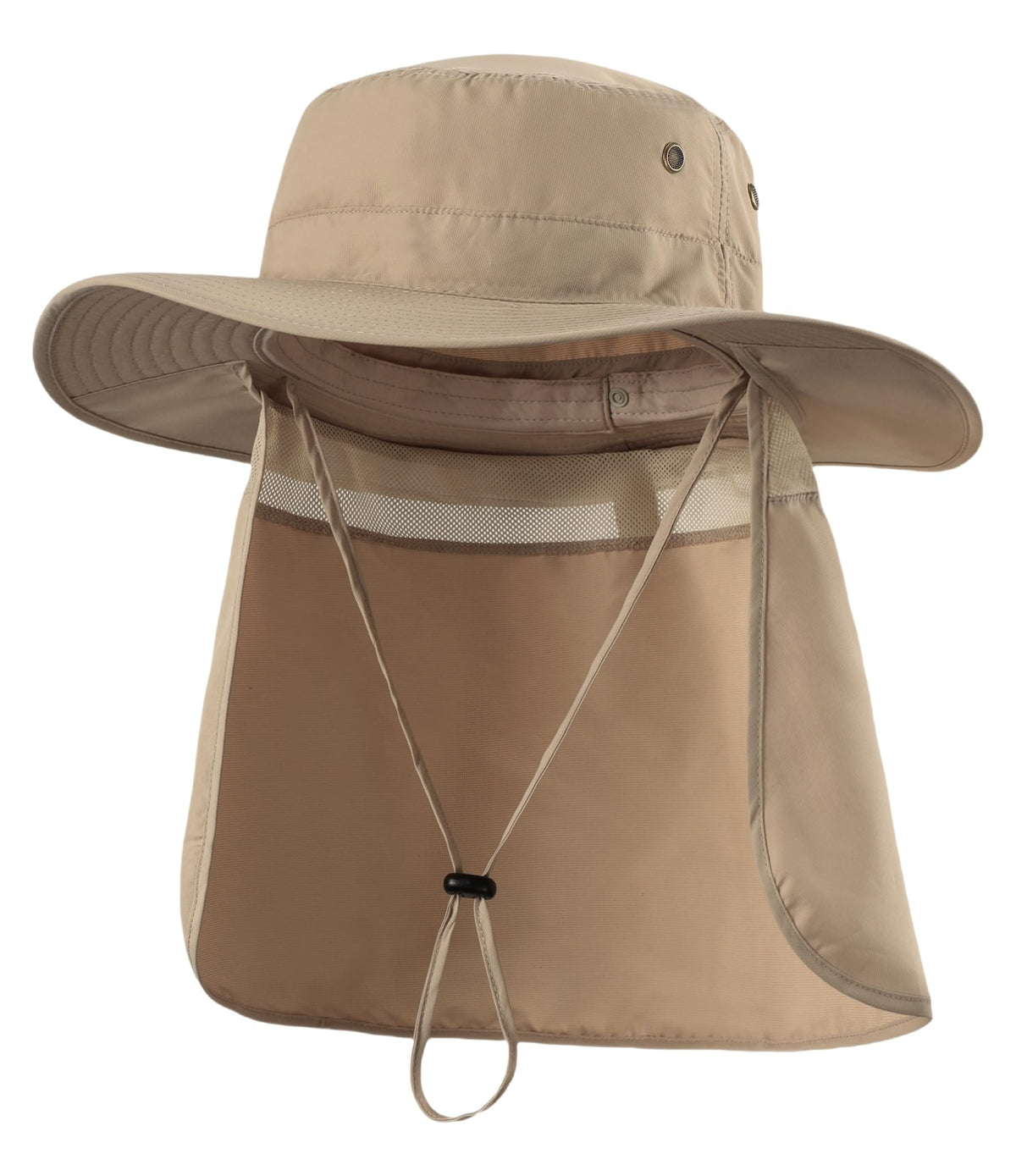 Home Prefer UPF50 Mens Sun Hat with Neck Flap Quick Dry UV Protection Cap Womens Wide Brim Fishing Hat Neck Flap Beach Garden