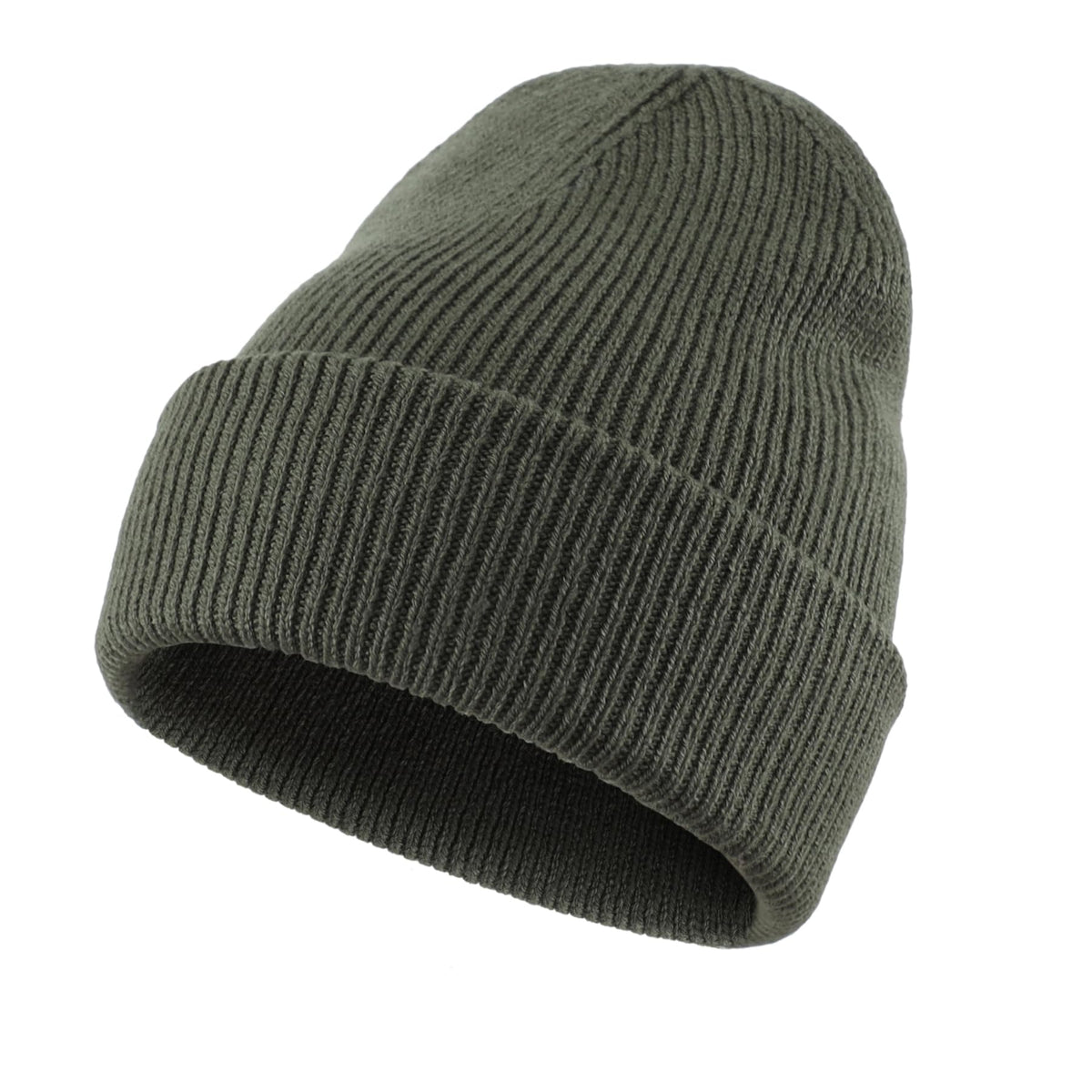 Home Prefer Mens Winter Hats Thick Knit Cuff Beanie Cap Warm Stocking Beanie Hat for Men Women Hunting Fishing Gardening