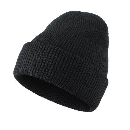Home Prefer Mens Winter Hats Thick Knit Cuff Beanie Cap Warm Stocking Beanie Hat for Men Women Hunting Fishing Gardening