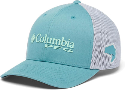 Columbia Unisex Adult PFG Logo Mesh Ball Cap
