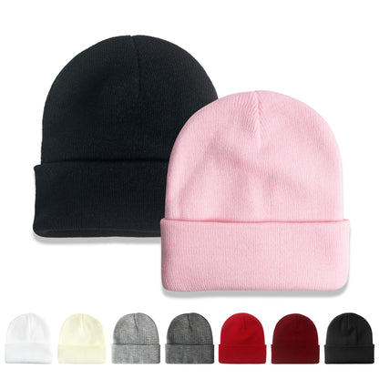 NPQQUAN 2 Packs Beanie for Men Women Winter Hats for Mens Beanie Skull Cap