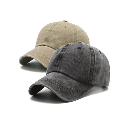 PFFY 2 Packs Vintage Washed Distressed Baseball Cap Dad Hat for Men Women