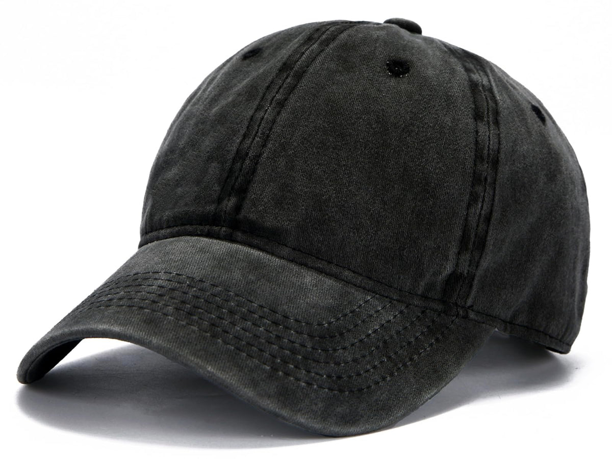 Edoneery Baseball Cap for Men and Women, Low Profile Washed Cotton Dad Hat