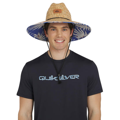 Quiksilver Men's Wide Brim Outdoor Lifeguard Straw Sun Hat