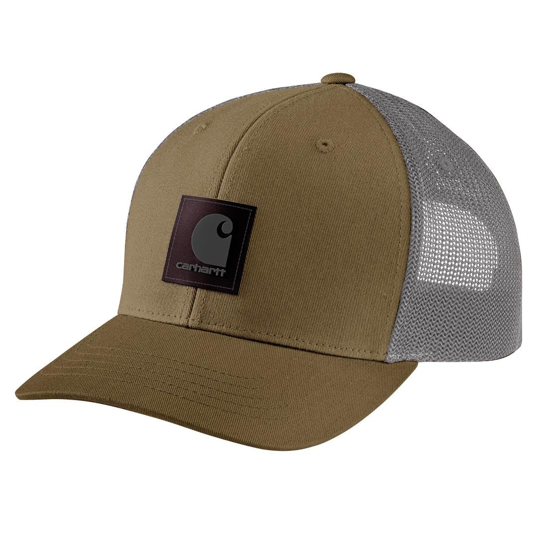 Carhartt Men's Rugged Flex Twill Mesh-Back Logo Patch Cap
