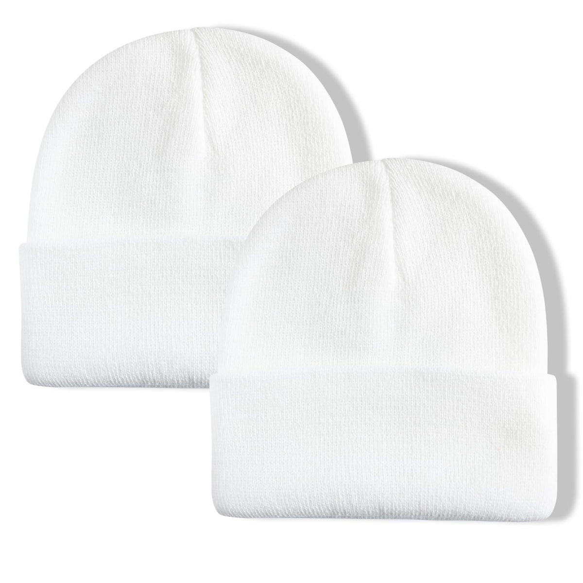 PFFY Unisex Beanie Hats for Men Women Plain Knit Winter Beanies Warm Hat