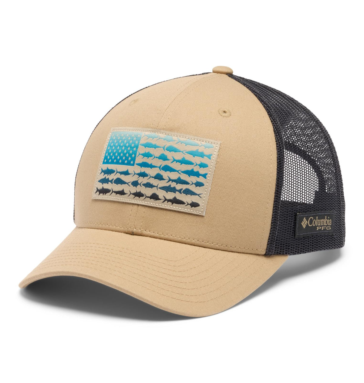 Columbia Unisex Adult PFG Logo Mesh Ball Cap