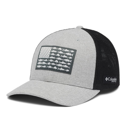 Columbia Unisex Adult PFG Logo Mesh Ball Cap