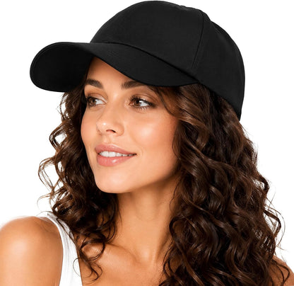 Lvaiz Womens Satin Lined Baseball Cap Washed Cotton Adjustable Dad Hat