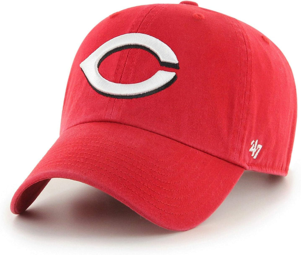 47 Brand MLB Team Color Home Primary Logo Clean Up Adjustable Baseball Cap Hat, Adult