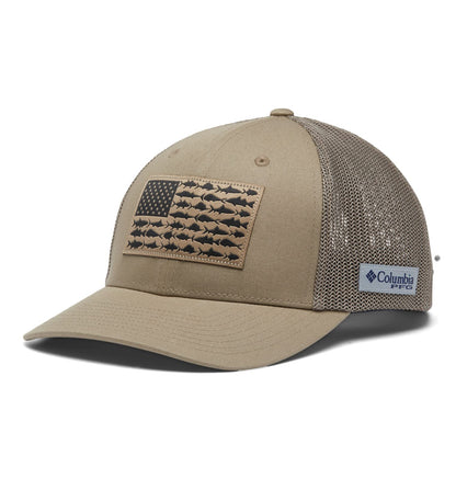 Columbia Unisex Adult PFG Logo Mesh Ball Cap