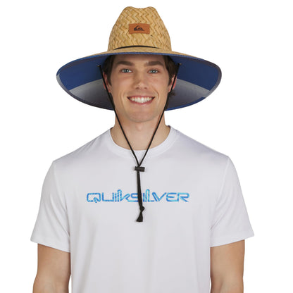 Quiksilver Men's Wide Brim Outdoor Lifeguard Straw Sun Hat