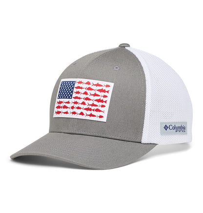 Columbia Unisex Adult PFG Logo Mesh Ball Cap