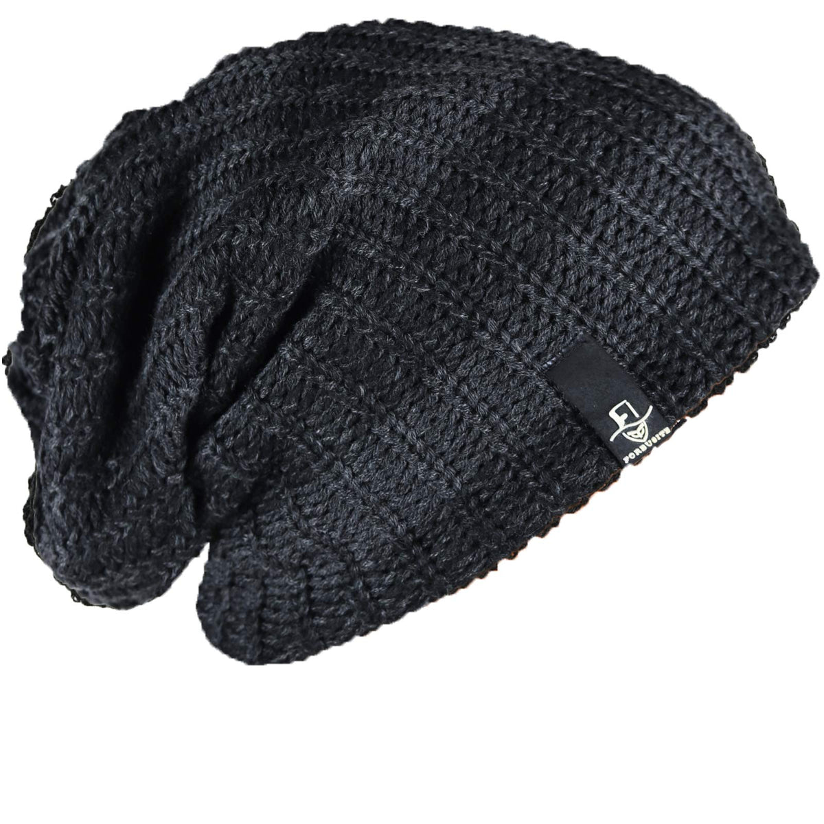 FORBUSITE Mens Slouchy Long Oversized Beanie Knit Cap for Summer Winter B08