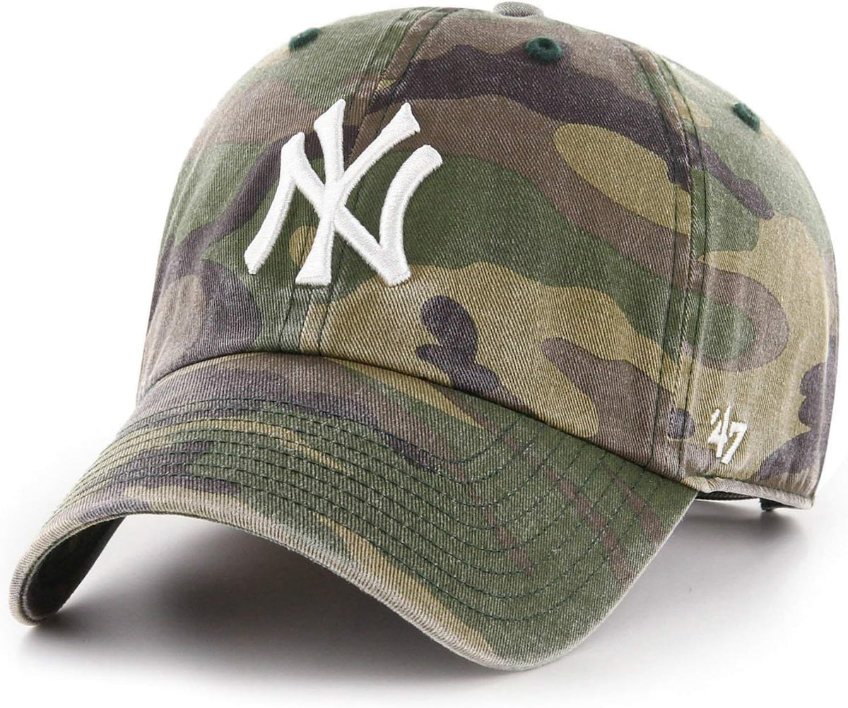 '47 MLB Unisex-Adult Camo Clean Up Adjustable Hat Cap One Size