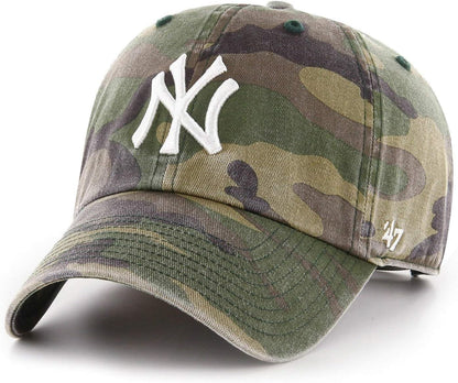 '47 MLB Unisex-Adult Camo Clean Up Adjustable Hat Cap One Size