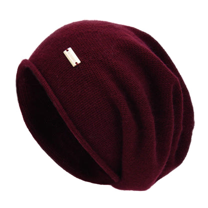 jaxmonoy Slouchy Knit Beanie Hat for Women Winter Soft Warm Ladies Laightweight Slouch Knitted Skull Beanies Cap