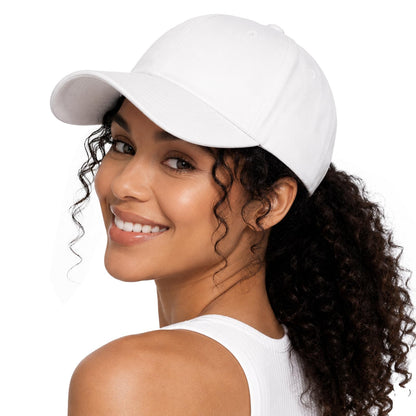 Lvaiz Womens Satin Lined Baseball Cap Washed Cotton Adjustable Dad Hat