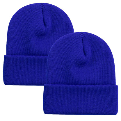 ZOORON Beanie for Men Women Slouchy Winter Beanie Hats Cuffed Skull Caps