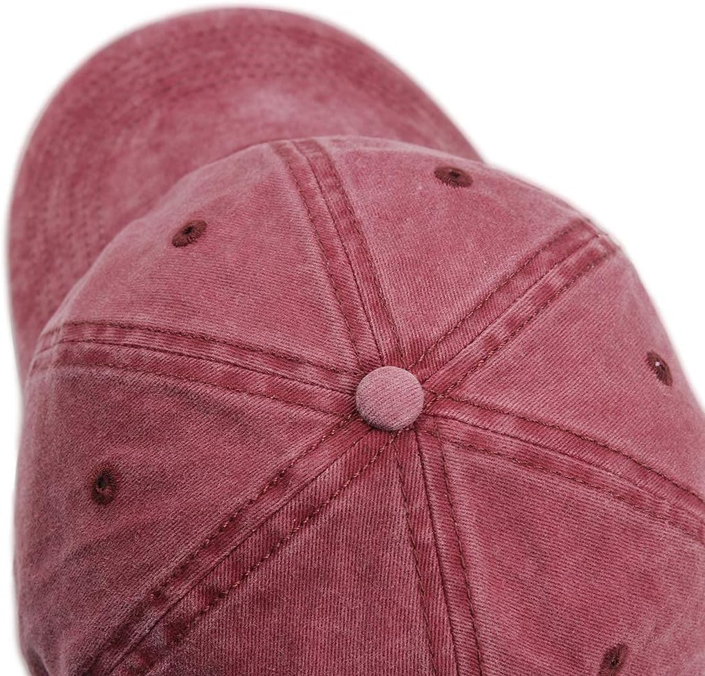 HH HOFNEN Baseball Cap Washed Cotton Unstructured Vintage Hat for Men Women
