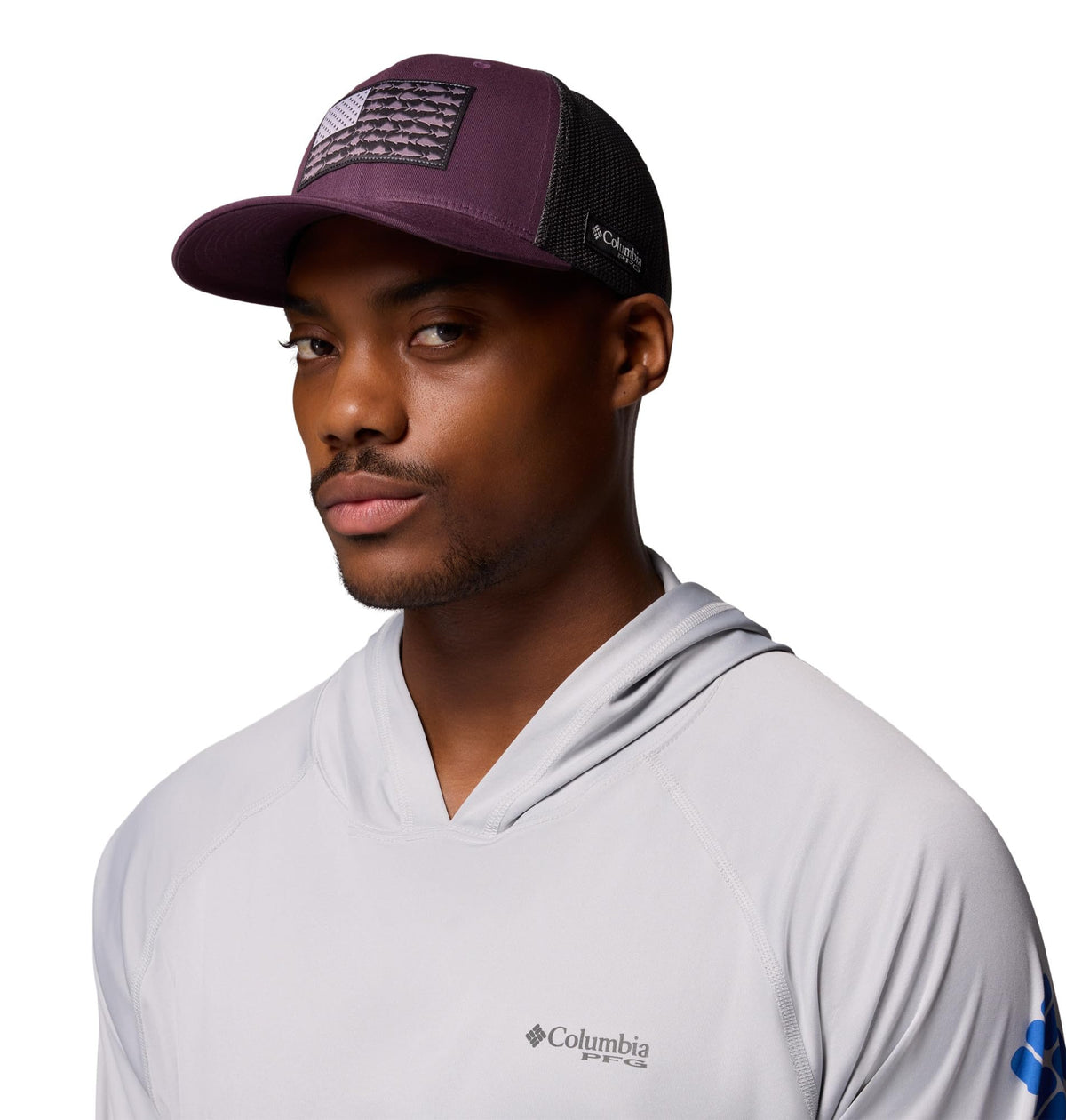 Columbia Unisex Adult PFG Logo Mesh Ball Cap