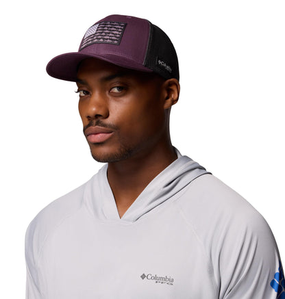 Columbia Unisex Adult PFG Logo Mesh Ball Cap