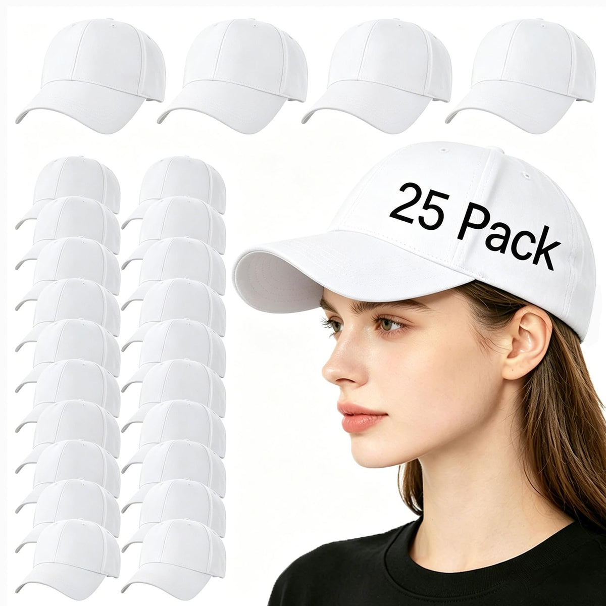 Baseball Cap for Men Women,with Ventilation Eyelets, Adjustable Fit for Hiking Fishing Running Golf