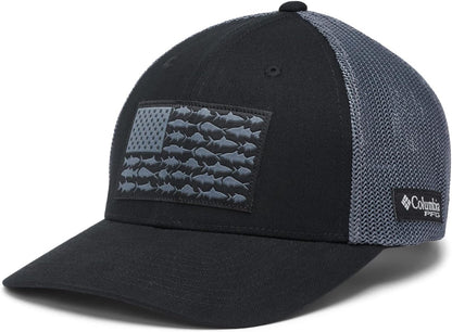 Columbia Unisex Adult PFG Logo Mesh Ball Cap