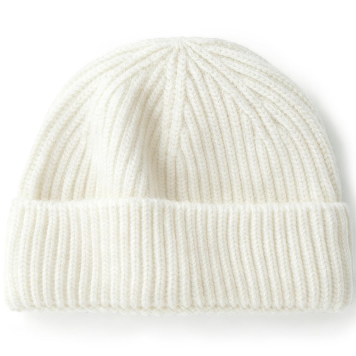 100% Merino Wool Fisherman Beanies for Men Winter Beanie Skull Cap