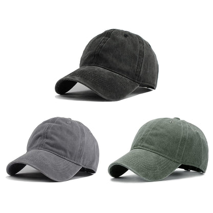 HH HOFNEN Baseball Cap Washed Cotton Unstructured Vintage Hat for Men Women