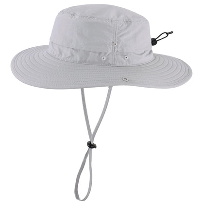 Connectyle Sun Hat for Men Women Outdoor UV Protection Safari Hat for Fishing Hiking Gardening Breathable Cowboy Hat UPF50