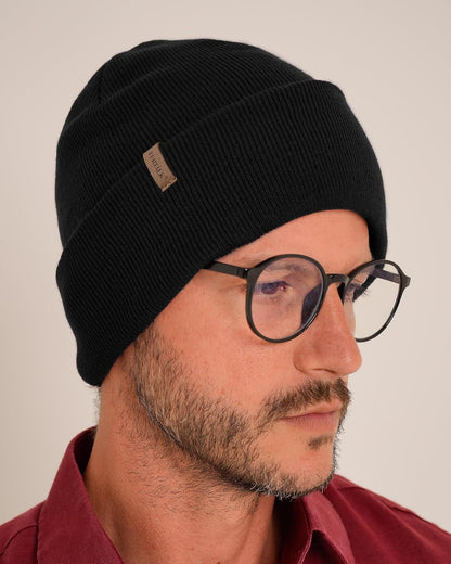 FURTALK Beanie for Men Women Cuffed Thick Knitted Winter Hat Skull Cap