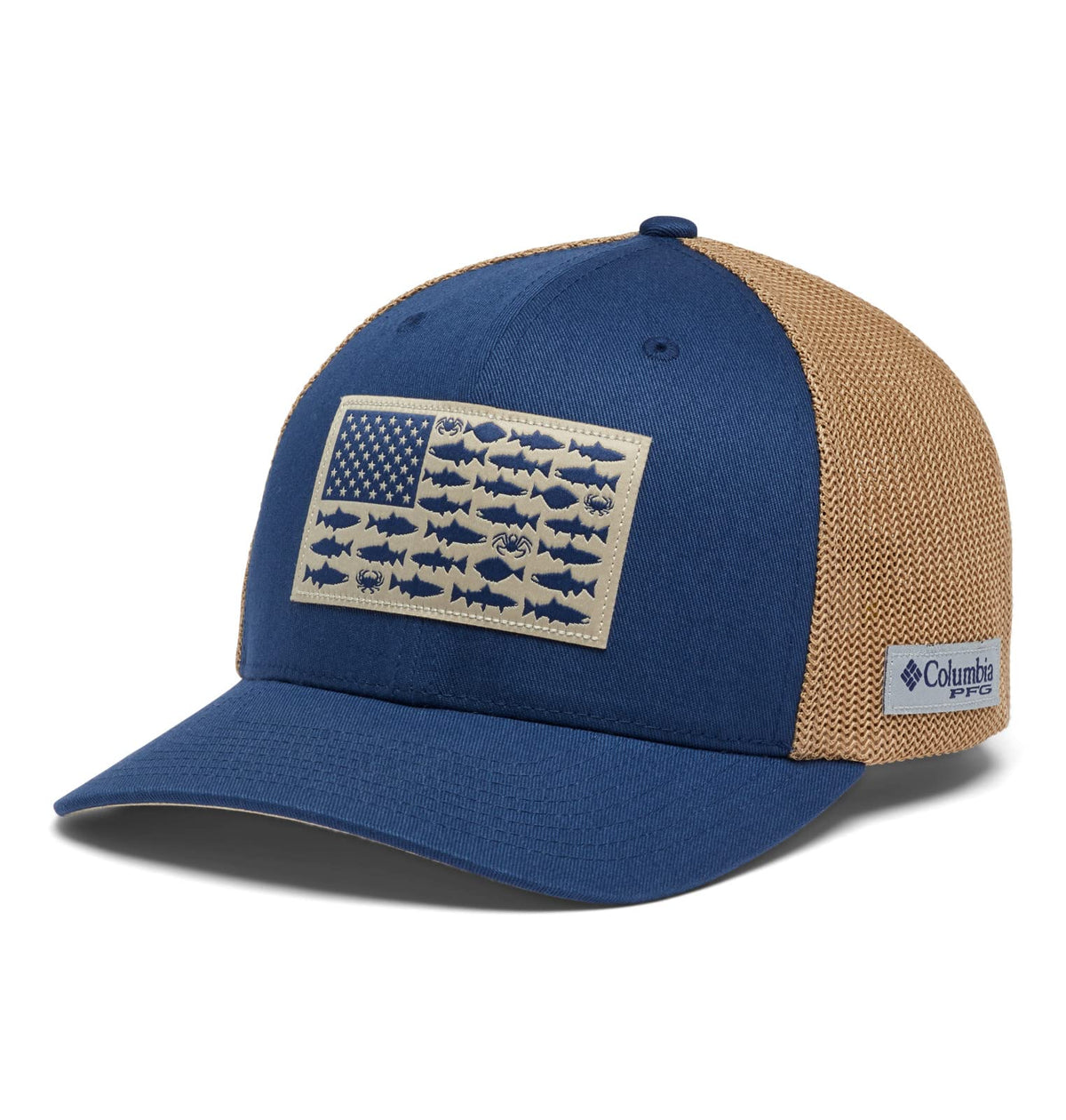 Columbia Unisex Adult PFG Logo Mesh Ball Cap