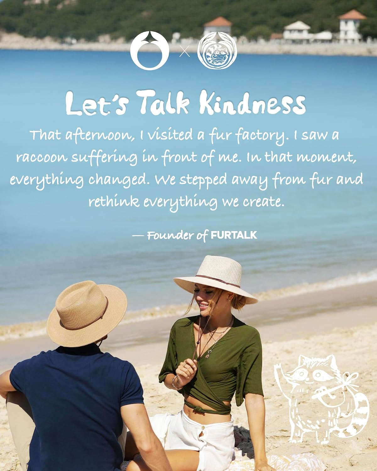 FURTALK Sun Hat Panama Fedora Straw Beach Hat with Wind Lanyard UPF