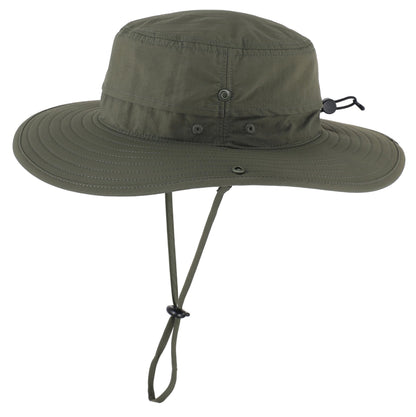 Connectyle Sun Hat for Men Women Outdoor UV Protection Safari Hat for Fishing Hiking Gardening Breathable Cowboy Hat UPF50