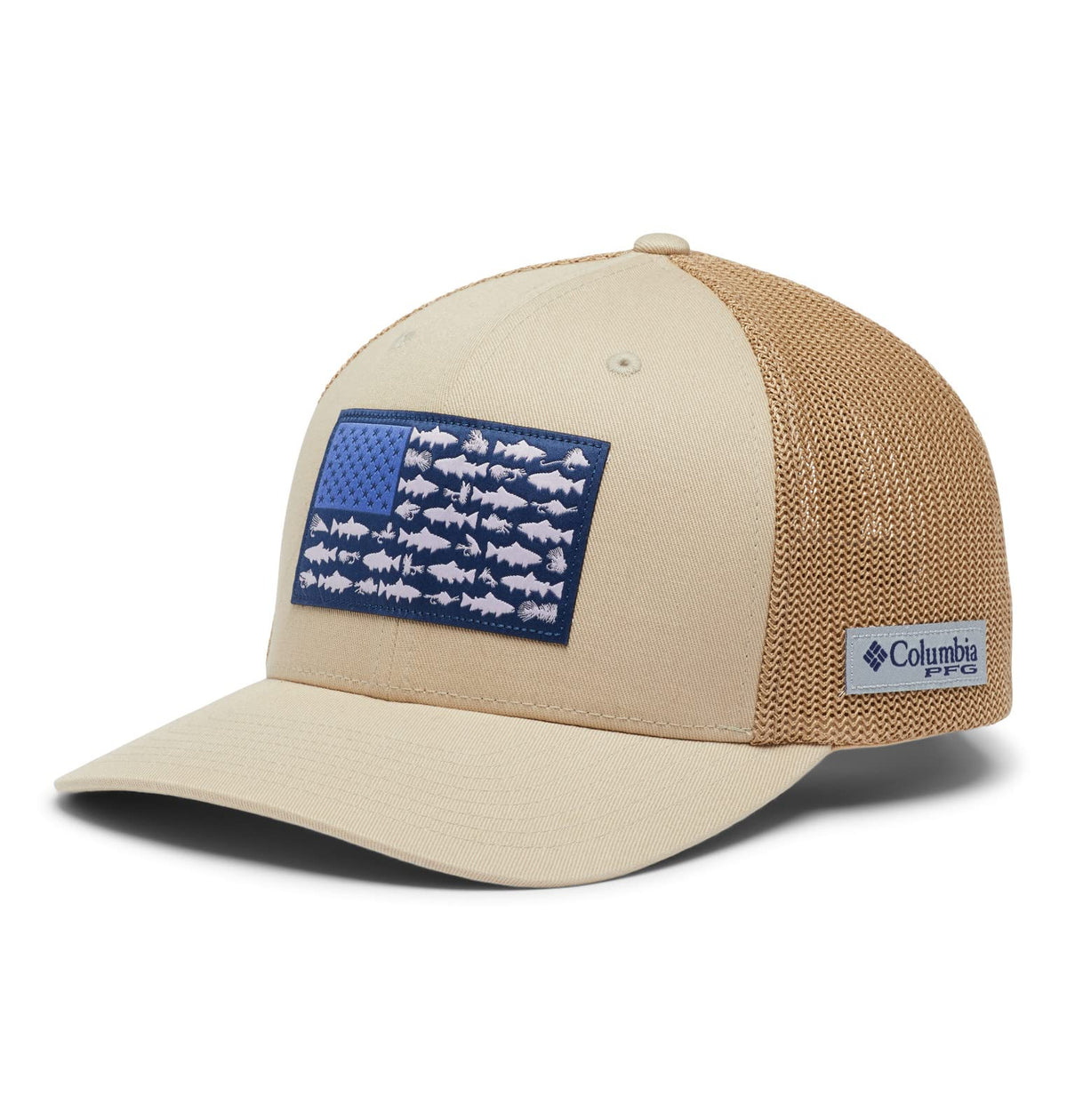 Columbia Unisex Adult PFG Logo Mesh Ball Cap