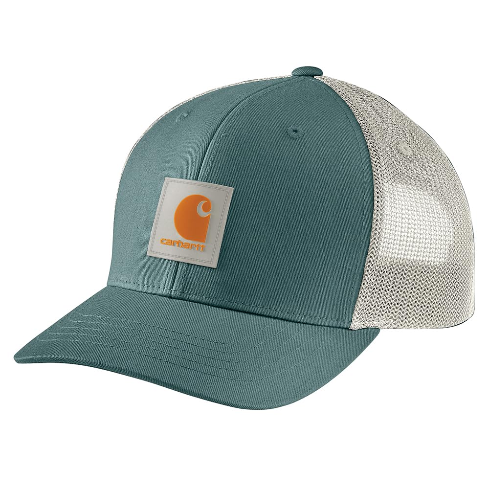 Carhartt Men's Rugged Flex Twill Mesh-Back Logo Patch Cap