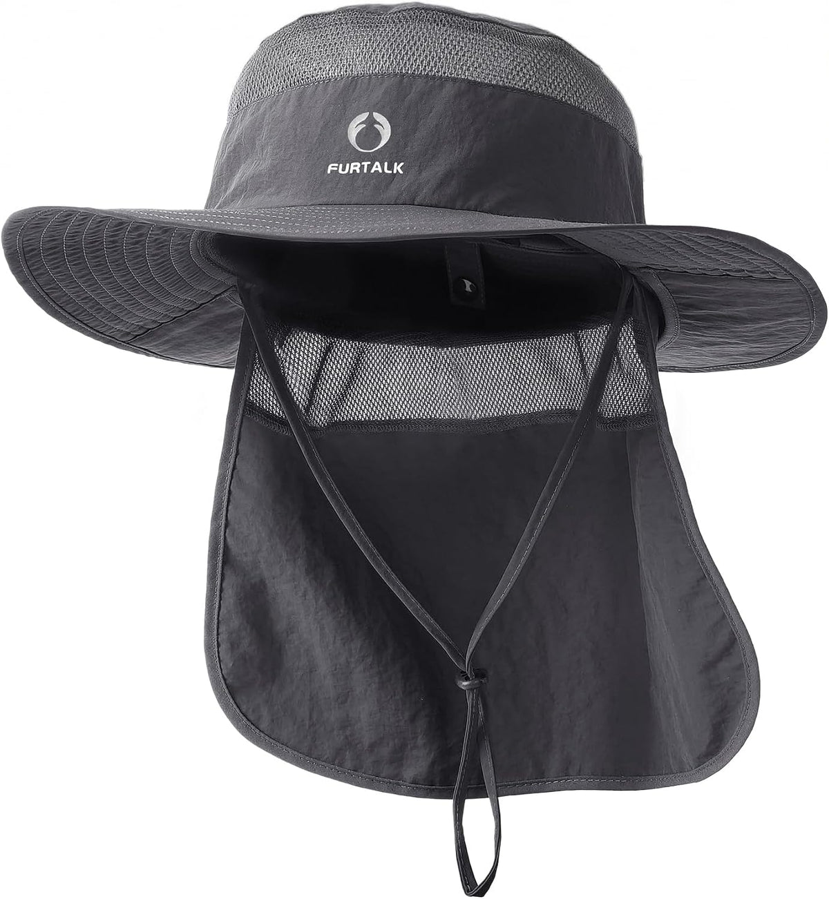 FURTALK Sun Hats for Men Women Fishing Hat with Neck Flap UPF Protection