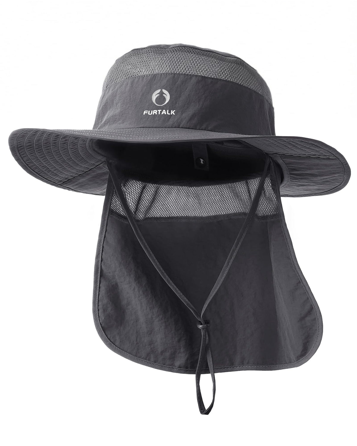 FURTALK Sun Hats for Men Women Fishing Hat with Neck Flap UPF Protection