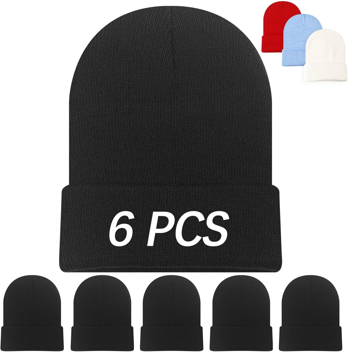 Beanie Hats for Men Beanie for Women Winter Knitted Hat Stocking caps, Soft Ski Hat Warm Blank