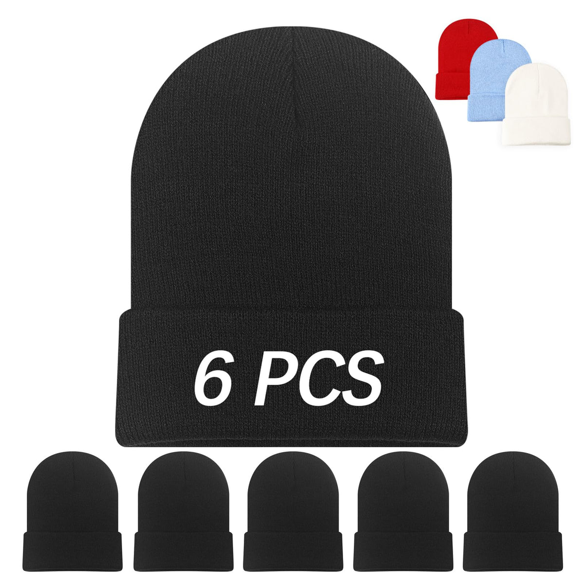Beanie Hats for Men Beanie for Women Winter Knitted Hat Stocking caps, Soft Ski Hat Warm Blank