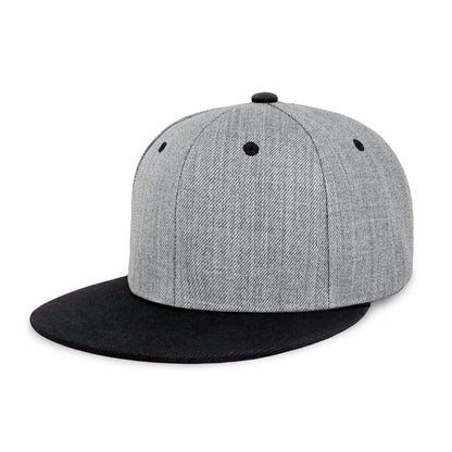 CHOK.LIDS Classic Snapback Flat Bill Hat Blank Adjustable Baseball Cap