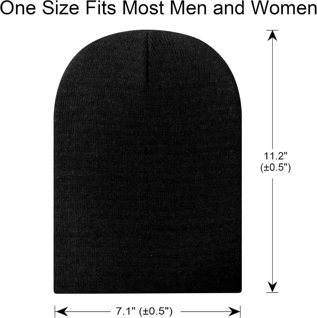 25 Pack Winter Beanie Hats Bulk for Men Women, Wholesale Knit Beanies Cold Weather Skull Caps