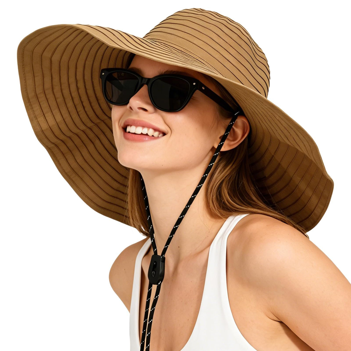 Sun Hat for Men Women UV Protection Wide Brim Fishing Hats Breathable UPF 50+ Boonie Bucket Hats Beach Safari Hiking Garden