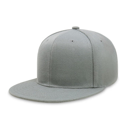 CHOK.LIDS Classic Snapback Flat Bill Hat Blank Adjustable Baseball Cap