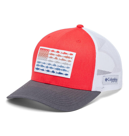 Columbia Unisex Adult PFG Logo Mesh Ball Cap