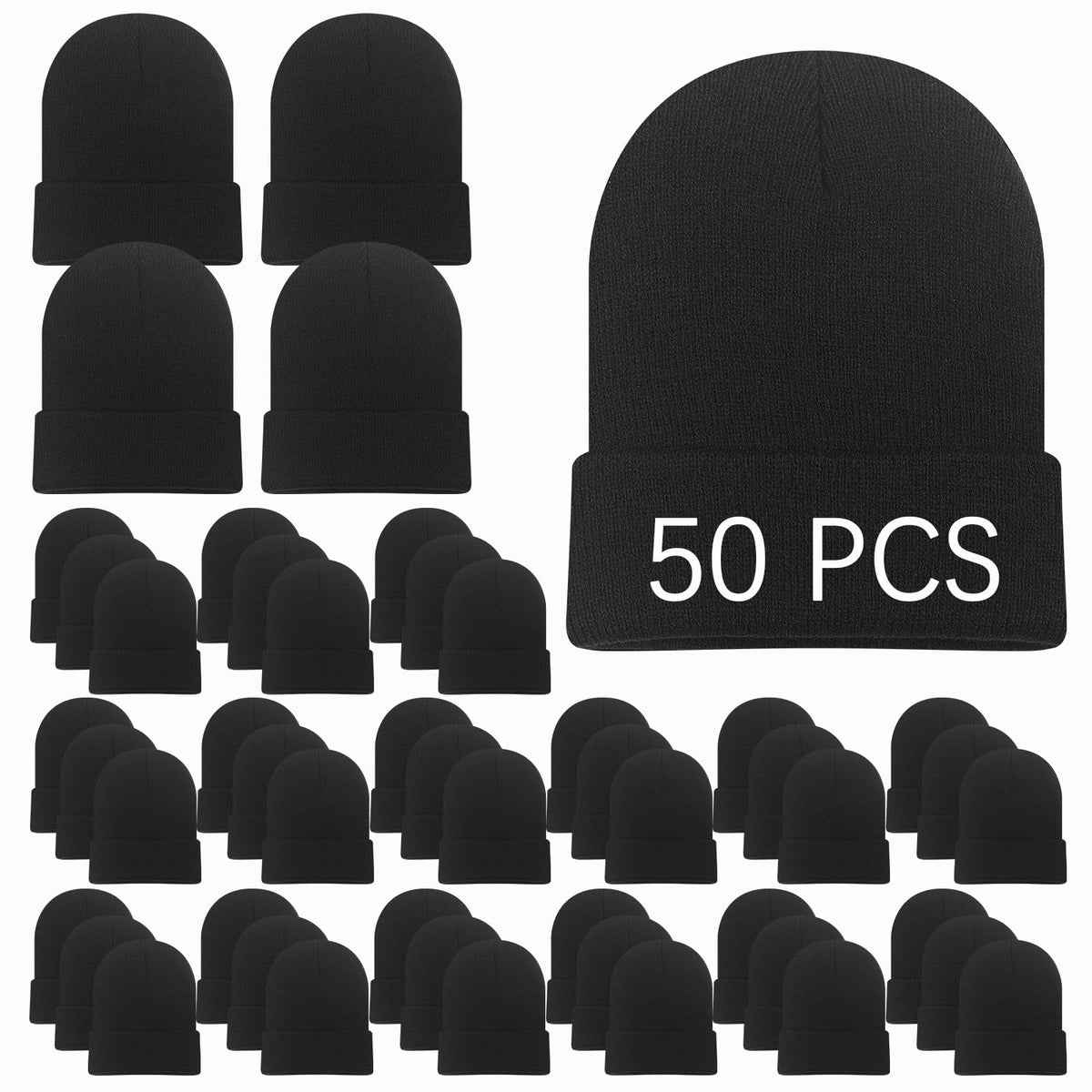 Beanie Hats for Men Beanie for Women Winter Knitted Hat Stocking caps, Soft Ski Hat Warm Blank